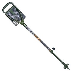 Camou Outdoor Walking Stick with Adjustable Seat Shooting Stick Hunting Stool