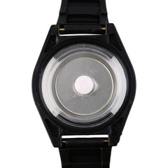 Watch Strap Compass With Black Rubber Band For Outdoor Camping Hiking Activities