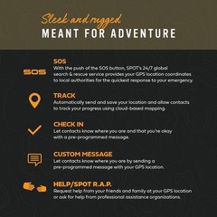 Portable GPS Messenger for Outdoor Activities | Spot Gen 4