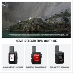 Garmin inReach® Mini 3, Rugged Compact Global Satellite Communicator with Color