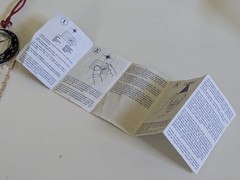 Suunto M-3 Field Compass & Instructions Booklet Clear Plastic Maps Tool Hiking