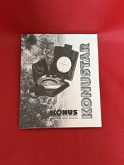 Konus 4075 Konustar-11 Metal Compass, Liquid Filled w/ Clinometer Green in Box