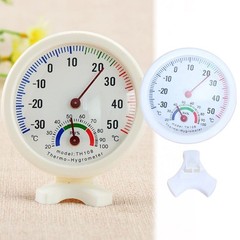 Portable Indoor Outdoor Temperature Humidity Meter for Home and Office