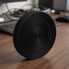Nylon Adjustable Cable Straps with Buckles for Organizing Audio and TV Cables
