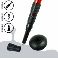 Anti-shock Walking Hiking Stick 3 Section Adjustable Retractable Trekking Pole