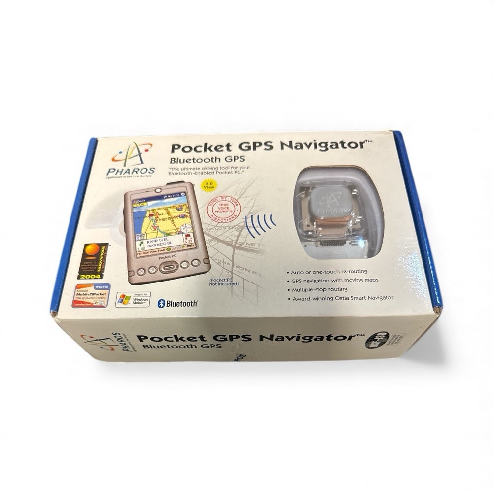 Pharos Portable GPS Navigator Wireless Technology (PT200)