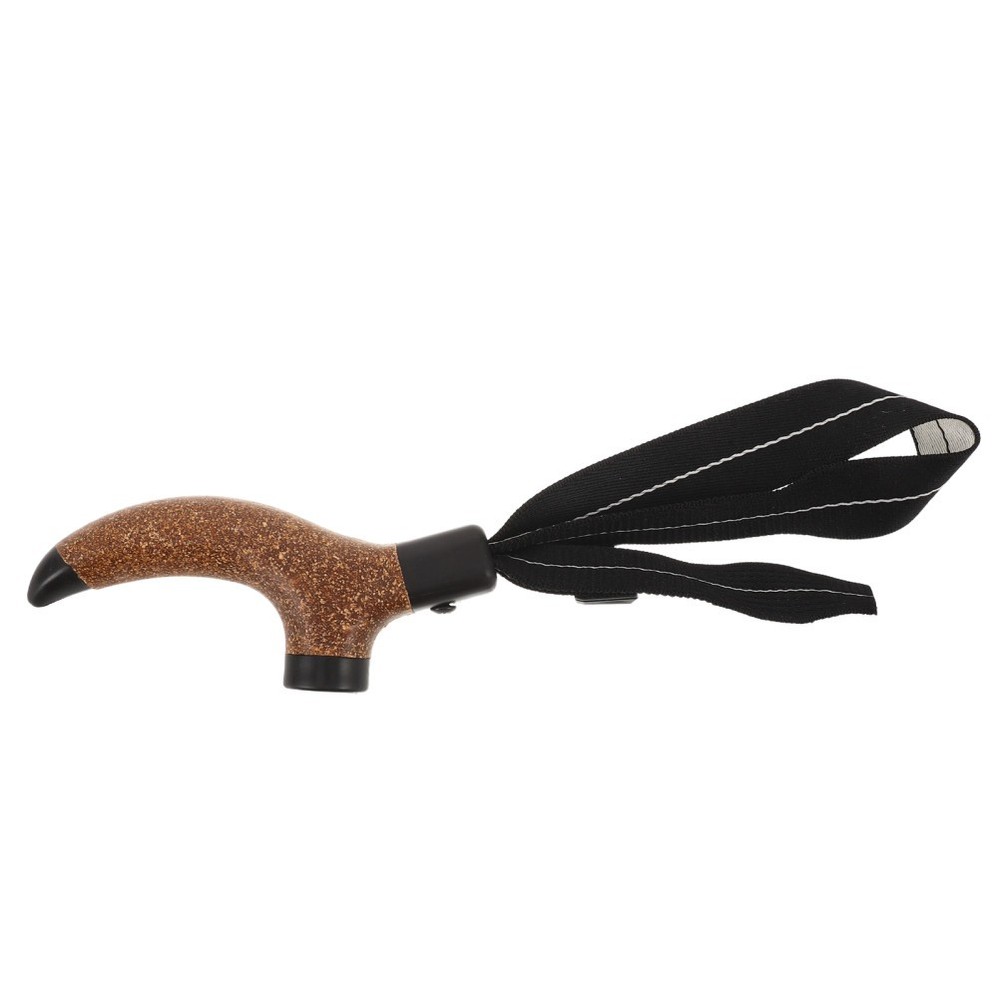 Hiking Pole Handle: Cork Grip with Wrist Strap – Ergonomic Replacement Handle –