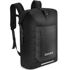 Waterproof Ultralight TPU Backpack Roll Top Dry Bag, Kayaking | Back 35L Black