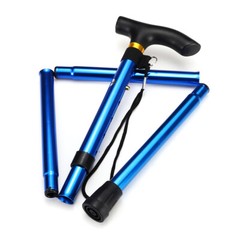 Trekking Walking Hiking Sticks Anti-shock Folding Lightweight Alpenstock Poles