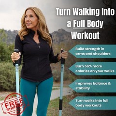 jetti Weighted Walking Sticks Medium Gray