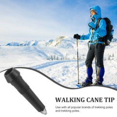 Replacement Pole Tips Walking Cane Sturdy Hiking Fine Workmanship Outdoor