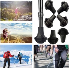 Trekking Poles Tips, Rubber Hiking Sticks End Caps Protectors Accessorie Fit …