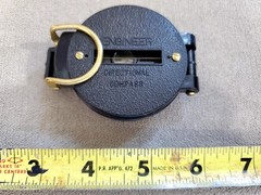 Vintage Compass Engineer Directional Black Textured Case. Display Diagonal 2″ In