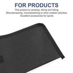 2Pcs Reusable Black Alpenstock Storage Bags Carrying Bags for Hiking