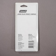 NEW Coleman Liquid Filled Pocket Compass – Luminous Letters – 814-650T