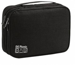 Electronic Organizer Travel Essentials Case, Waterproof Double Layer Cable