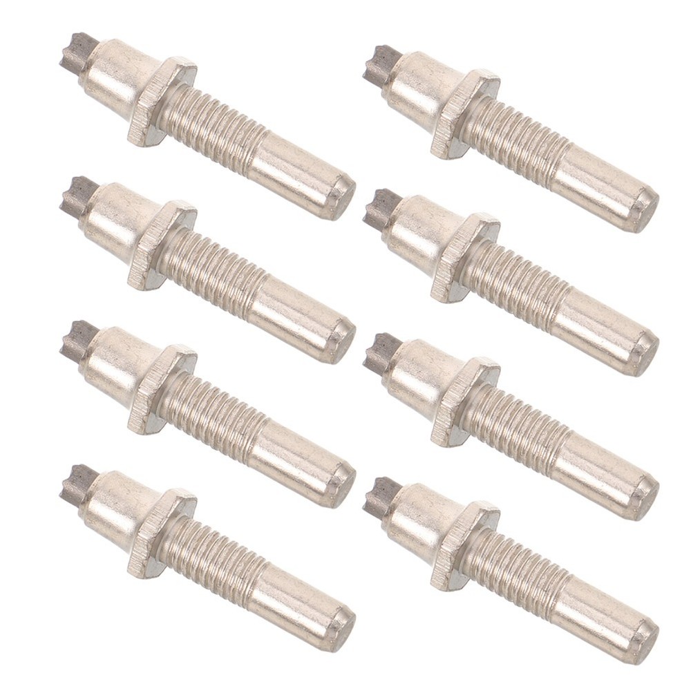 8Pcs Lightweight Tungsten Steel Walking Stick Replacement Tips for Outdoor Use