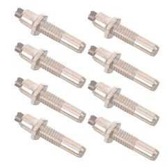 8Pcs Lightweight Tungsten Steel Walking Stick Replacement Tips for Outdoor Use