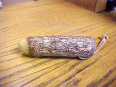 Wood Whistle Hand Carved Tree Limb Dog Training Survival Camping + 20mm compass