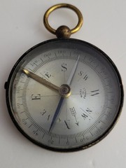 Small Pocket Compass Made In France