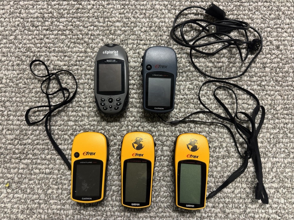 Gamrin E-trex & Magellan Explorist GPS Hiking Lot/Bundle SOLD AS IS