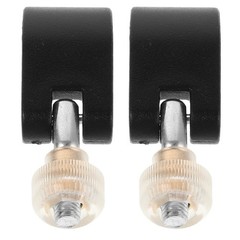2Pcs Reusable Nylon Hiking Pole Lock Nuts Black with Antiloosening Design