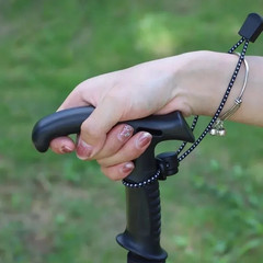 1/5Pcs Backpack Walking Stick Holder Trekking Hiking Pole Fixing Tie Cord Rope O