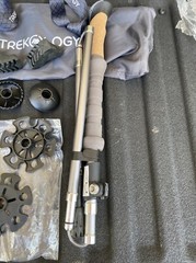 Trekology TREK-Z 2pc Trekking Hiking Poles, Foldable Collapsible Walking Sticks