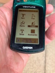 Garmin eTrex Venture Outdoor Handheld GPS w/ Manual,Box and cord Tested