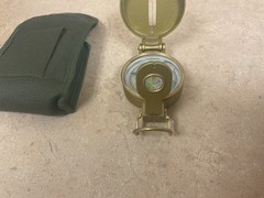 VTG 1980s Engineer Portable Outdoor Navigation floating Compass metal case