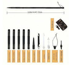 Trekking Pole Travel Walking Stick, Multifunctional Lightweight Aircraft Alumi