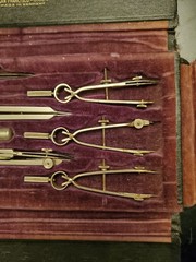 pre-war ~The A. Lietz Co. compass and scribe set~ Marvel 1965-R ~Made in Germany
