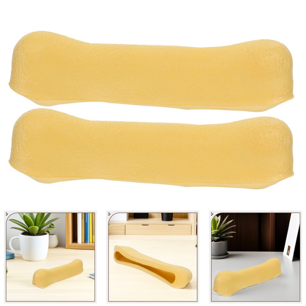 Yellow2 Pairs Underarm Crutch Pads For Adults TPR Support Cushions Replacement