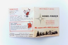 1950’s Vintage Home-Finder Precision Sportsman Compass FREE SHIPPING