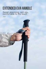 AONIJIE Lightweught Hiking Poles Stretchable Walking Stick 7075 Aluminum Alloy
