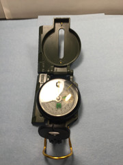 Military style plastic Compass (green)