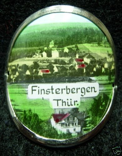 Finsterbergen Round hiking medallion stocknagel G0696