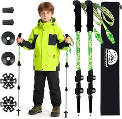 Collapsible Hiking Poles Kids 2 Pack Aluminum Trekking Poles Collapsible Hiking