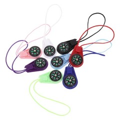20 Pcs Survival Portable Mini Compass Pocket Hiking Compass Tool Bulk