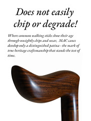 Wooden Walking Cane – Handcrafted in Central America, Luxury Laurel Wood