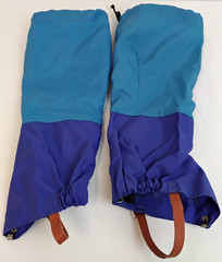 Chouinard Gators Vintage Blue Size M w/ Zippers, Snaps, and Buckles *Z5571