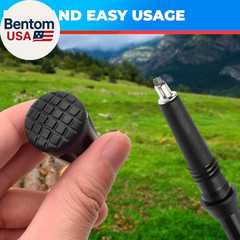 6 Pcs Hiking Pole Tips Hiking Accessories – Cane Rubber Tips Replacement Hiking
