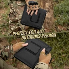Map Case, Military Map Protector, Water-Resistant Map Pouch Holder for Black