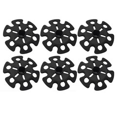 6 pieces snow plates for hiking poles universal, snow plates rubber trekking…