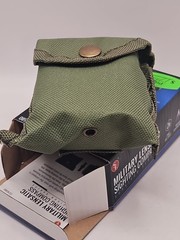 SE CC4580 Survival Emergency Compass Green Camo Olive US Military Style & Case