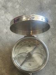 Vintage West German Liquid Filled Magnetic Compass Pathfinder
