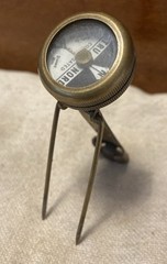 Vintage TRU-NORD Brass Clip On Compass V E Budlong Brainerd, Minn. Works