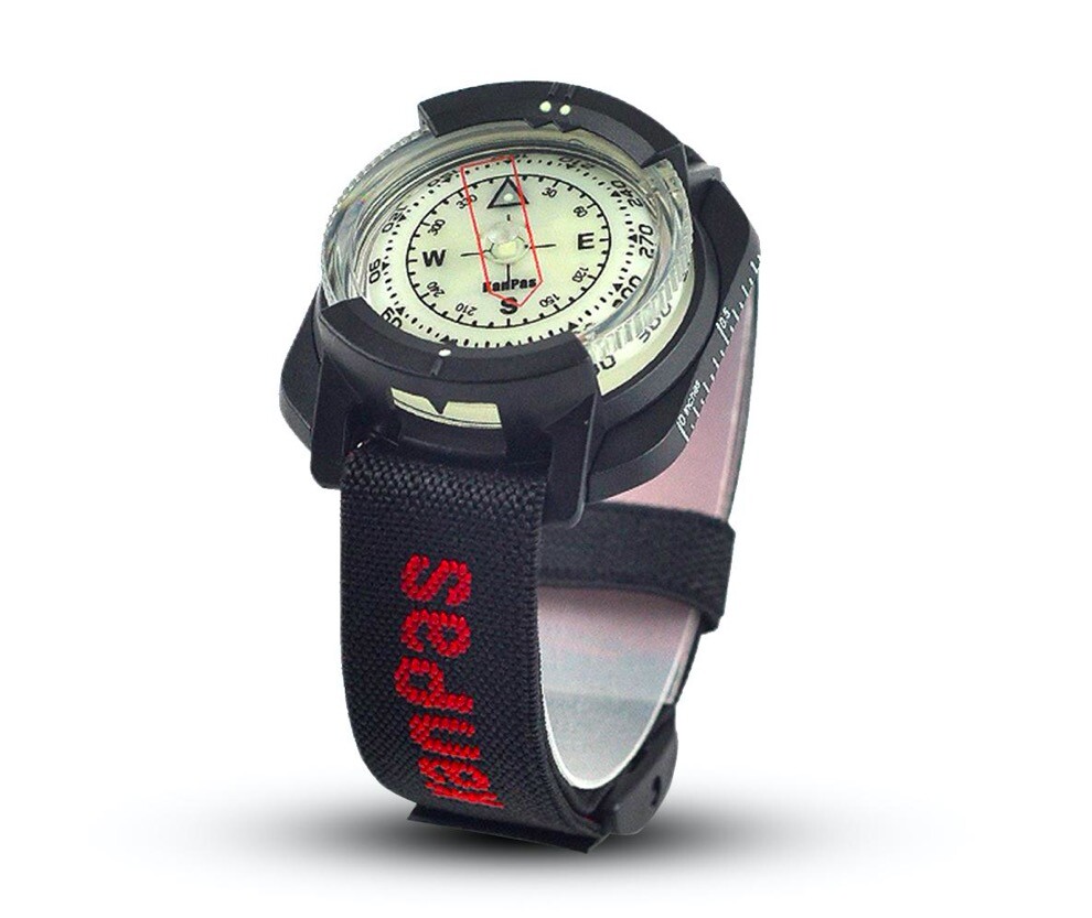 Liquid Filled Underwater Scuba Diving Navigation Orienteering Wrist Compass Pro