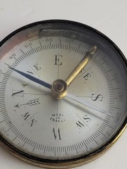 Small Pocket Compass Made In France