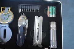 Multi-Function Compass Kit SURVIVAL-CAMPING- HIKING-OUTDOOR in Tin Case